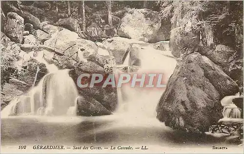 Ansichtskarte AK Gerardmer Saut des Curves La Cascade