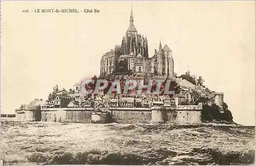 Cartes postales Le Mont Saint Michel Cote Est