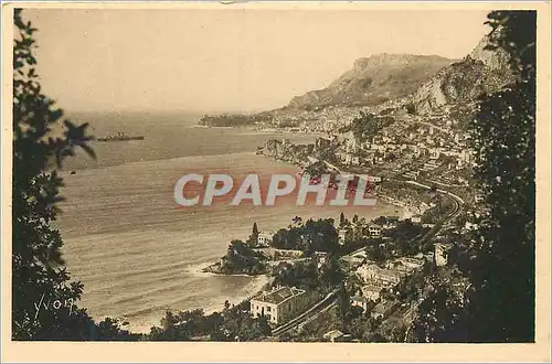 Ansichtskarte AK La Douce France Cote d Azur Monte Carlo Alpes Maritimes Le Cap d Ail Vue generale