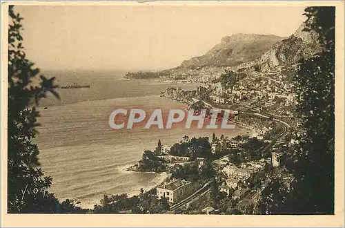 Cartes postales La Douce France Cote d Azur Monte Carlo Alpes Maritimes Le Cap d Ail Vue generale