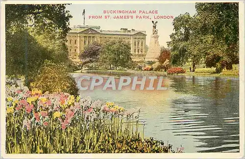 Ansichtskarte AK Buckingham Palace From St James Park London A beautiful view of Buckingham Palace the London res