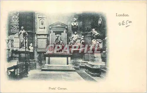 Cartes postales Poets Corner London