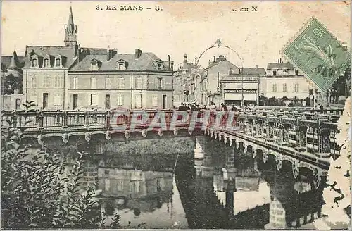 Cartes postales Le Mans Le pont en X