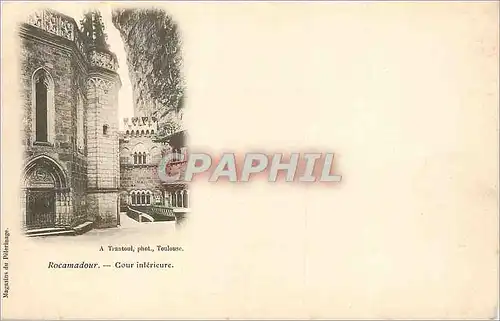 Cartes postales Rocamadour Cour Interieure (carte 1900)