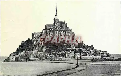 Moderne Karte Le Mont St Michel