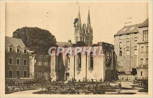 Cartes postales La Douce France Angers Maine et Loire Les Ruines Toussant et la Cathedrale St Maurice