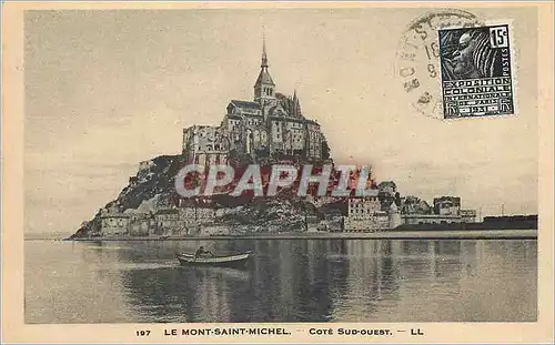 Ansichtskarte AK Le Mont Saint Michel Cote Sud Ouest