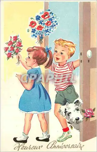 Cartes postales Heureux Anniversaire Chien