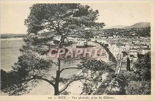 Cartes postales Nice Vue generale prise du Chateau