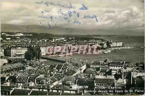 Cartes postales moderne Geneve Vue generale depuis les Tours de St Pierre