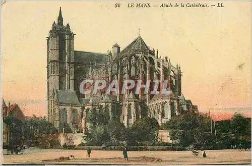 Cartes postales Le Mans Abside de la Cathedrale