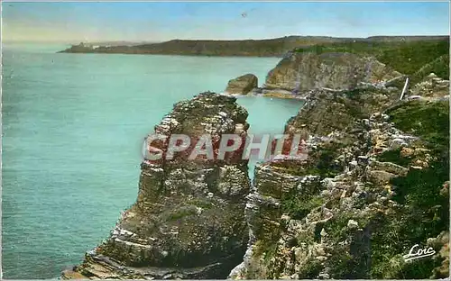 Cartes postales moderne Cote d Emeraude Cap Frehel La Fauconniere L Ansc des Sevigne au loin le Fort La Latte