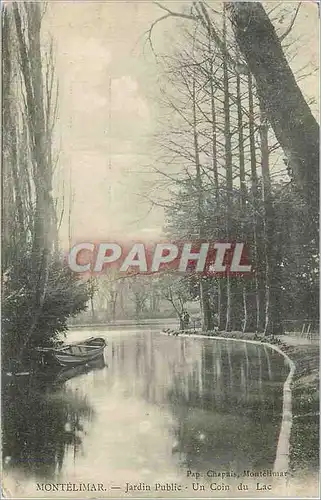 Cartes postales Montelimar Jardin Public Un Coin du Lac