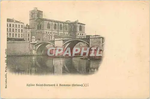 Ansichtskarte AK Eglise Saint Bernard a Romans Drome (carte 1900)