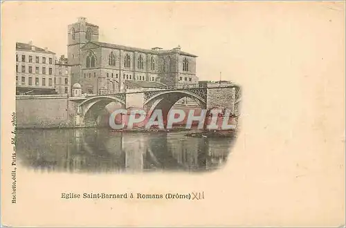 Cartes postales Eglise Saint Bernard a Romans Drome (carte 1900)