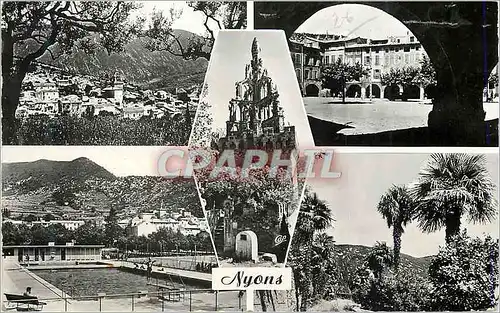 Cartes postales moderne Nyons Vue generale Place du Docteur Bourdongle La Chapelle La Piscine Allee des Palmiers