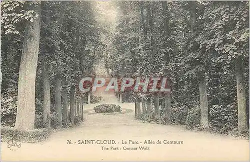 Cartes postales Saint Cloud Le Parc Allee de Centaure