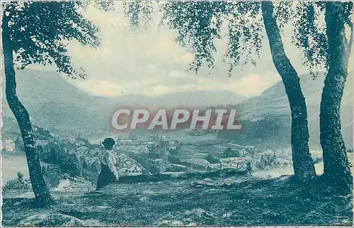 Cartes postales La Bourboule vue de la Roche des Fetes