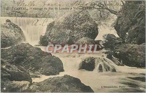 Cartes postales Cantal Garage de Pas de Lassere a Vic Sur Cere
