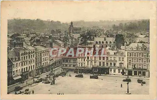 Cartes postales Lisieux La Place Thiers Vue prise a la Cathedrale