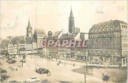 Moderne Karte Strasbourg Bas Rhin La Place Kleber Tramway