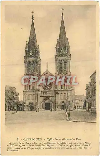 Cartes postales Cherbourg Eglise Notre Dame du Vau