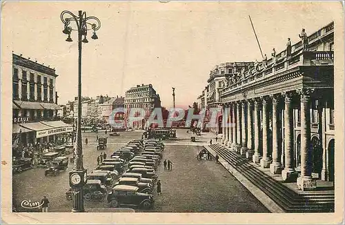 Cartes postales moderne Bordeaux Place de la Comedie