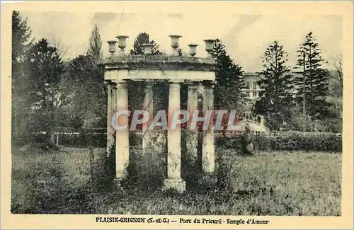 CP Plaisir Grignon S et O Parc du Prieure Temple d AmourM