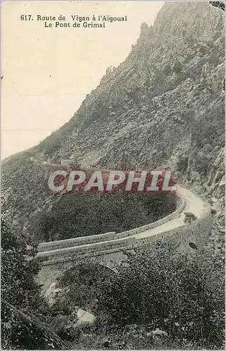 Cartes postales Route de Vigan a l Aigoual Le Pont de Grimal