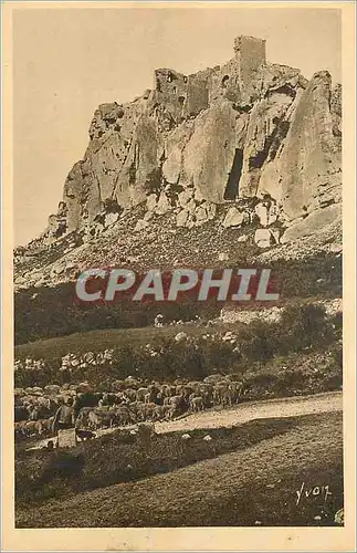 Ansichtskarte AK Les Baux B du R Les Ruines du Chateau feodal