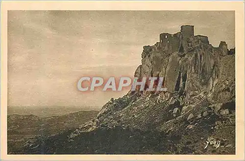 Cartes postales La Douce France Paysages et Pierres de Provence Les Alpilles vues de la Route de St Remy aux Bau