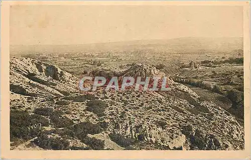 Ansichtskarte AK La Douce France Paysages et Pierres de Provence Le Plateau des Antiquites vu des Alpilles