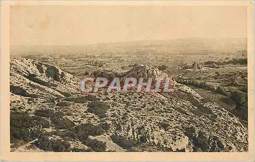 Cartes postales La Douce France Paysages et Pierres de Provence Le Plateau des Antiquites vu des Alpilles