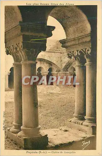 Cartes postales Les plus Beaux Sites des Alpes Peyruis B A Cloitre de Ganagobie