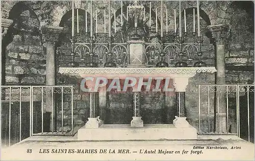 Cartes postales Les Saintes Maries de la Mer L Autel Majeur en fer forge