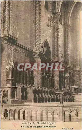 Ansichtskarte AK Abbaye de St Michel de Frigolet Stalles de l Eglise Abbatiale