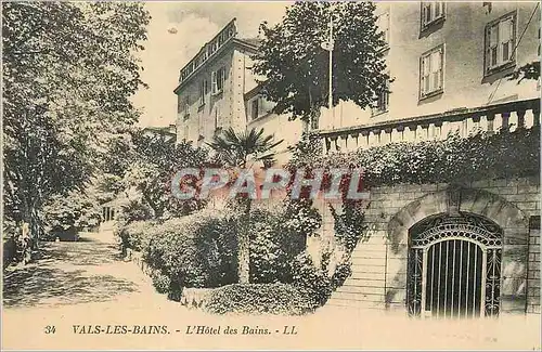 Cartes postales Vals les Bains L Hotel des Bains
