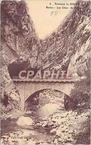 Cartes postales Environs de Digne Barles Les Clues