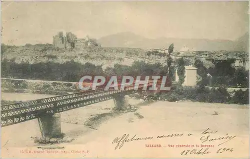 Cartes postales Tallard Vue generale et la Durance