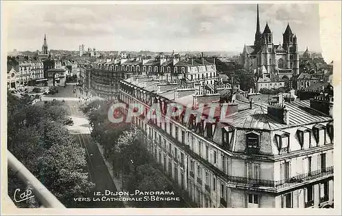 Cartes postales moderne Dijon Panorama Vers la Cathedrale St Benigne