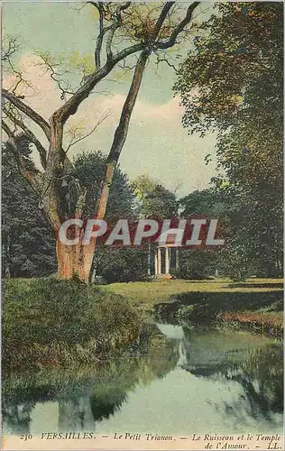 Cartes postales Versailles Le Petit Trianon Le Ruisseau et le Temple de l Amour