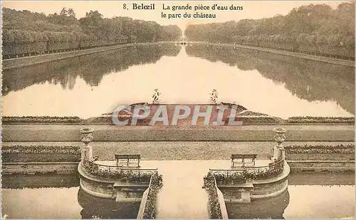 Ansichtskarte AK Beloeil La grande piece d eau dans le parc du chateau