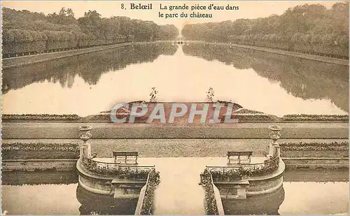 Cartes postales Beloeil La grande piece d eau dans le parc du chateau