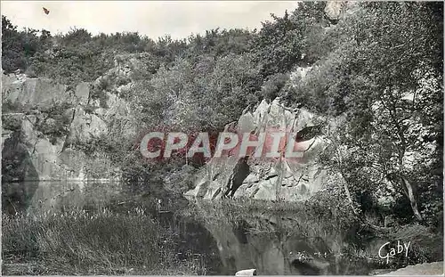 Moderne Karte Carolles Edenville Manche Le Petit Lac de la Vallee des Paintres