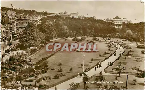 Cartes postales moderne Central Gardens Bournemouth