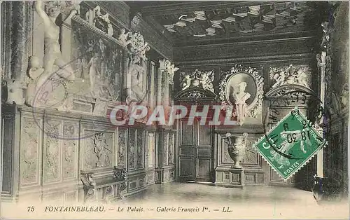 Ansichtskarte AK Fontainebleau Le Palais Galerie Francois