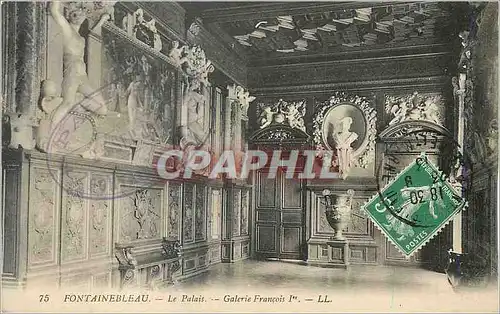 Cartes postales Fontainebleau Le Palais Galerie Francois