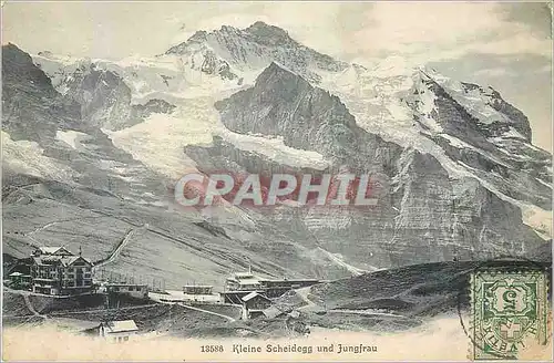 Cartes postales Kleine Scheidegg und Jungfrau