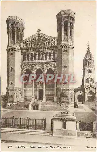 Cartes postales Lyon Notre Dame de Fourviere