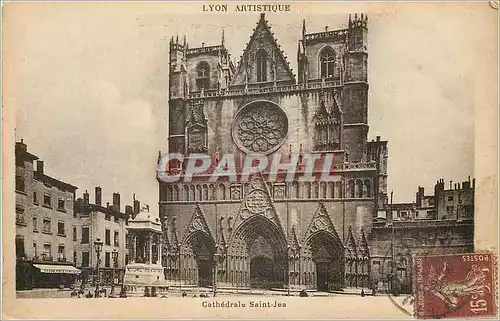 Cartes postales Lyon Artistique Cathedrale Saint Jean